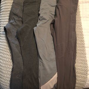 Four pairs of athleta leggings